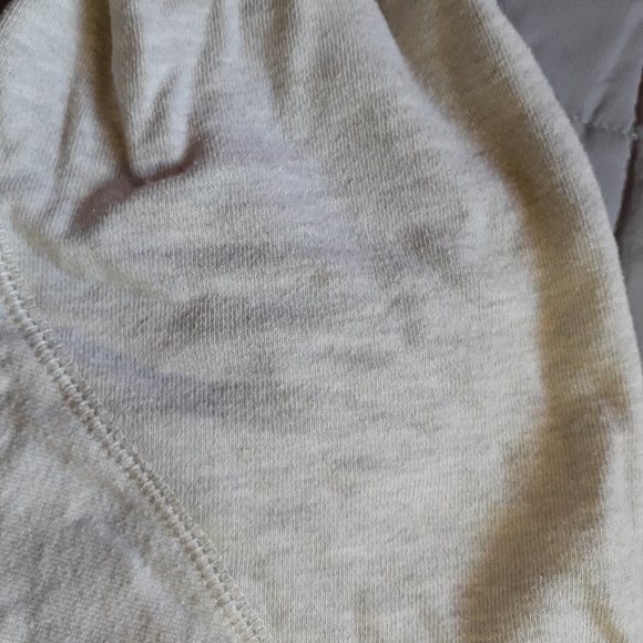 Popeye Distressed Sweater Long Sleeve Shirt Grey & Black Womens Small - Picture 7 of 8